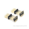 Conector de clavija de 1,27 mm de doble fila SMT negro